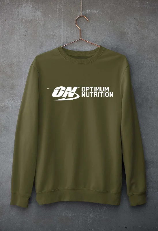 optimum nutrition (ON) Unisex Sweatshirt for Men/Women Hoodie with Frayed Bohemian Relaxed optimum nutrition (ON) Unisex Sweatshirt for Men/Women Hoodie with Frayed Bohemian Relaxed