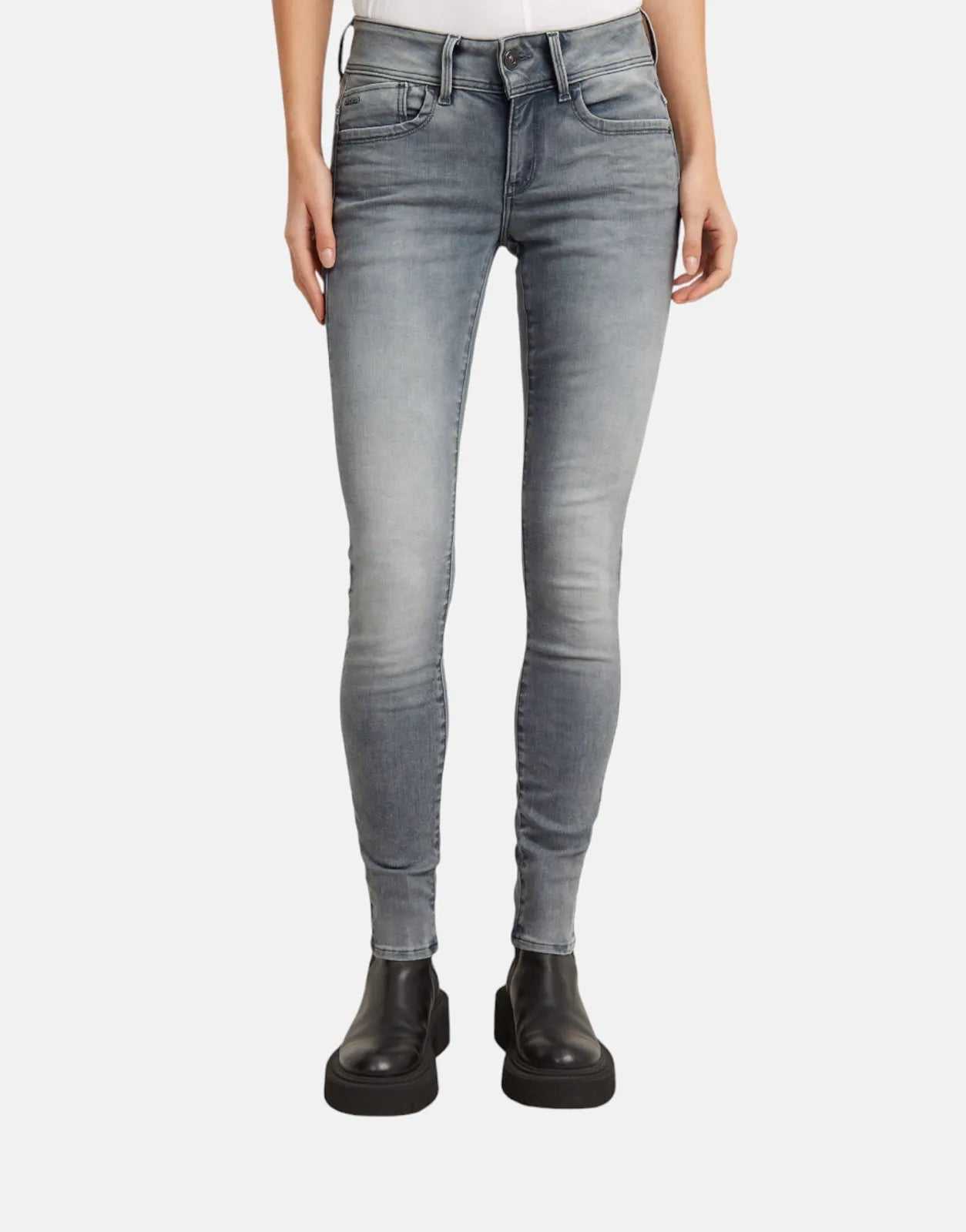 G-Star RAW Lynn Skinny Grey Jeans Classic Slim Fit Jeans