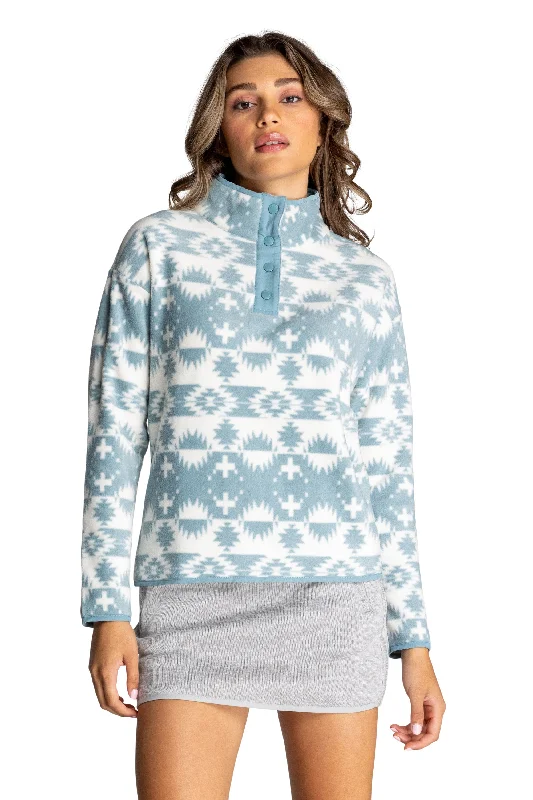 Ivy Polar Fleece Sweater Elasticated Padded Insulated