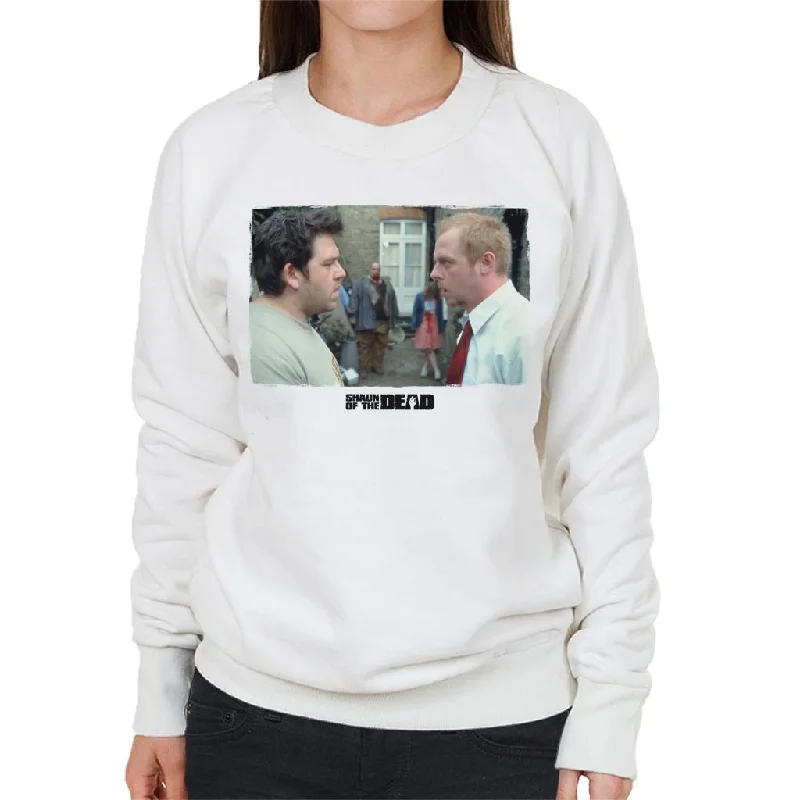 Shaun of the Dead Garden Scene Women's Sweatshirt Graphic Hoodie Design Print