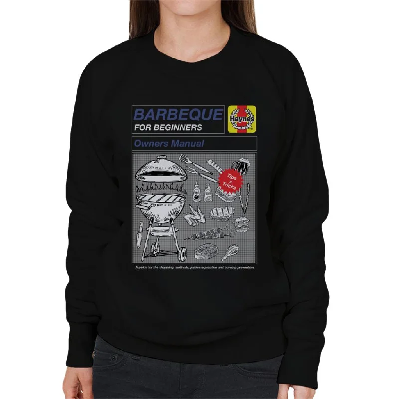 Haynes Barbeque For Beginners Women's Sweatshirt Hoodie with Oversized Fit Loose Comfortable Haynes Barbeque For Beginners Women's Sweatshirt Hoodie with Oversized Fit Loose Comfortable