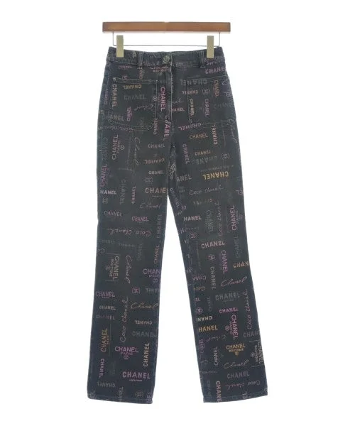 CHANEL Jeans Casual Wide-Legged Denim Jeans