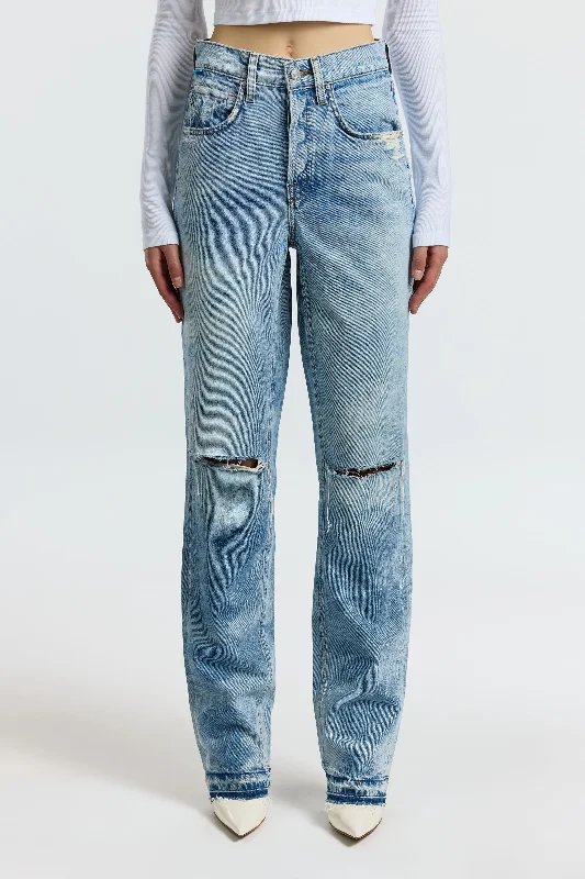 Kate Jean (Sale) Casual High-Waisted Bootcut Jeans