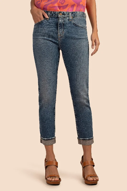 AG Ex Boyfriend Jean Stylish Paperbag Waist Denim