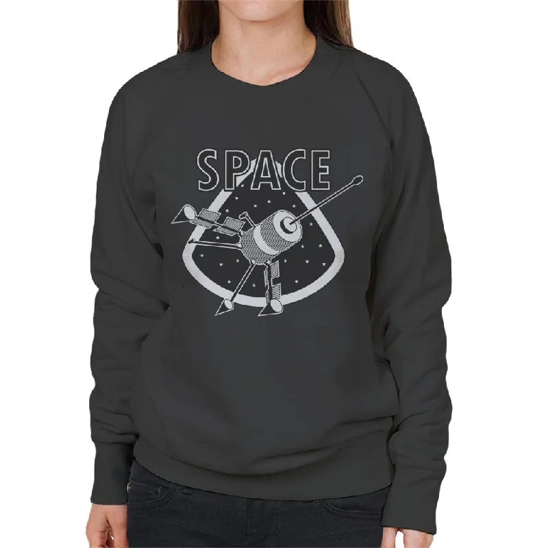 NASA Space Exploration Women's Sweatshirt Hoodie with Mesh Breathable Sporty