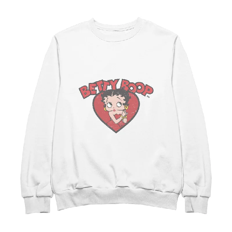 Betty Boop Love Red Dress Women's Sweatshirt Graphic Hoodie Design Print