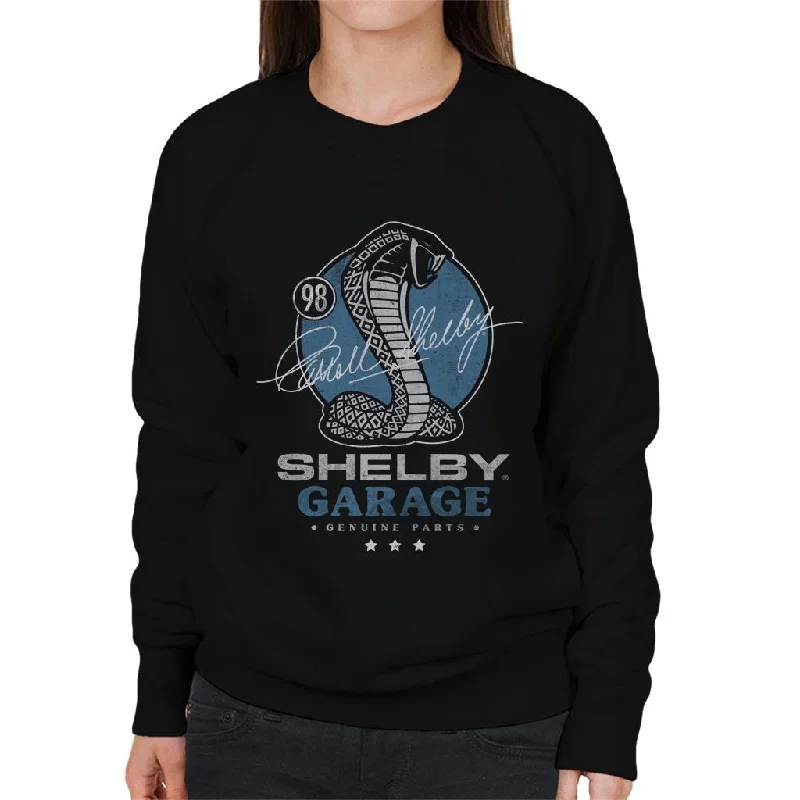 Shelby Garage Genuine Parts Women's Sweatshirt Hoodie with Thumb Holes Functional Cozy Shelby Garage Genuine Parts Women's Sweatshirt Hoodie with Thumb Holes Functional Cozy