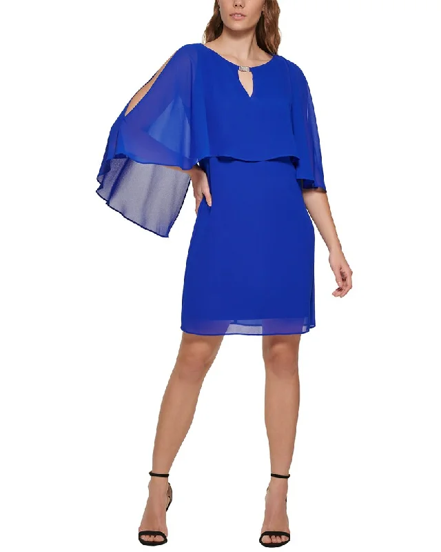 Vince Camuto Souffle Mini Dress Elegant Silk Mini Dress