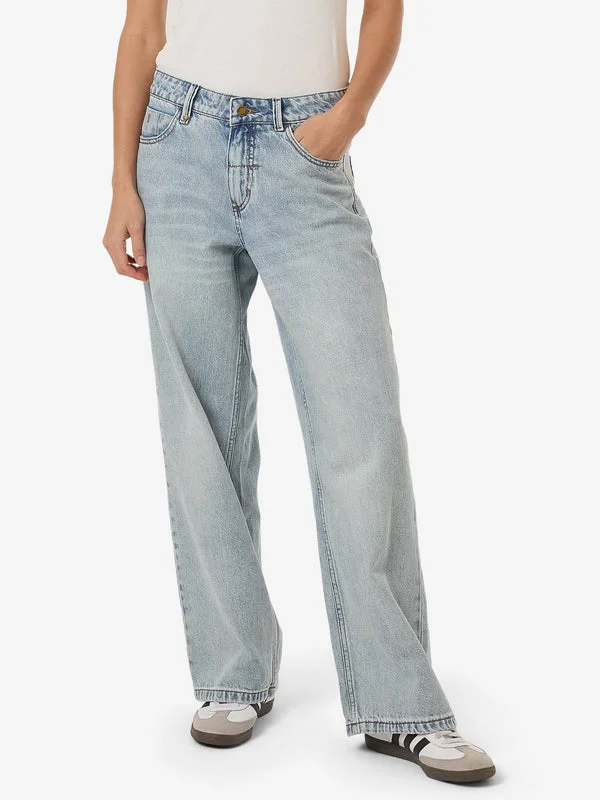 THRILLS Billie Low Jean - TAINTED BLUE Trendy Classic Fit Jeans