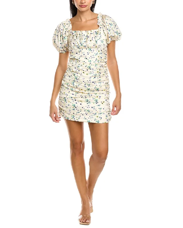 70/21 Ruched Mini Dress Comfortable Boho Mini Dress