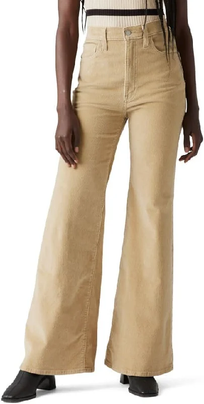 Levi Ribcage Bell Women's Jeans - SAFARI Casual Skinny Fit Jeans
