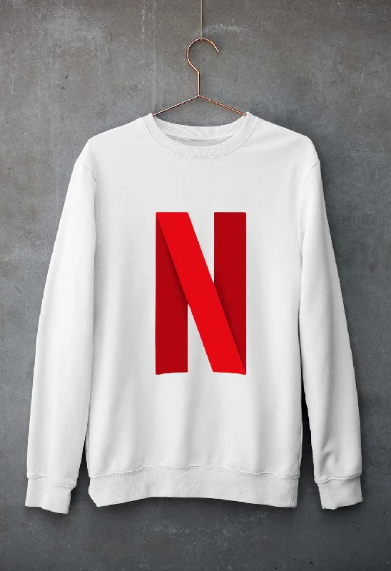 Netflix Unisex Sweatshirt for Men/Women Hoodie with Cropped Fit Short Trendy