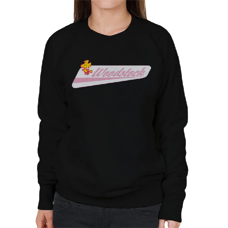 Peanuts Woodstock Baseball Text Women's Sweatshirt Hoodie with Batwing Sleeves Loose Dramatic Peanuts Woodstock Baseball Text Women's Sweatshirt Hoodie with Batwing Sleeves Loose Dramatic
