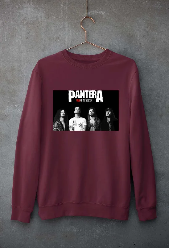 Pantera Unisex Sweatshirt for Men/Women Hoodie with Sequins Glamorous Eye-catching