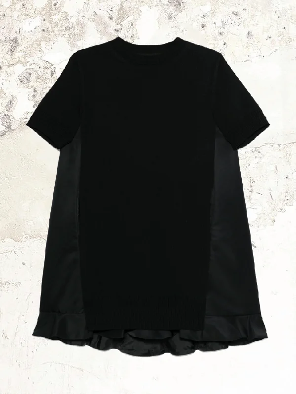 sacai pleat-detail mini dress Stylish Spaghetti Strap Mini Dress