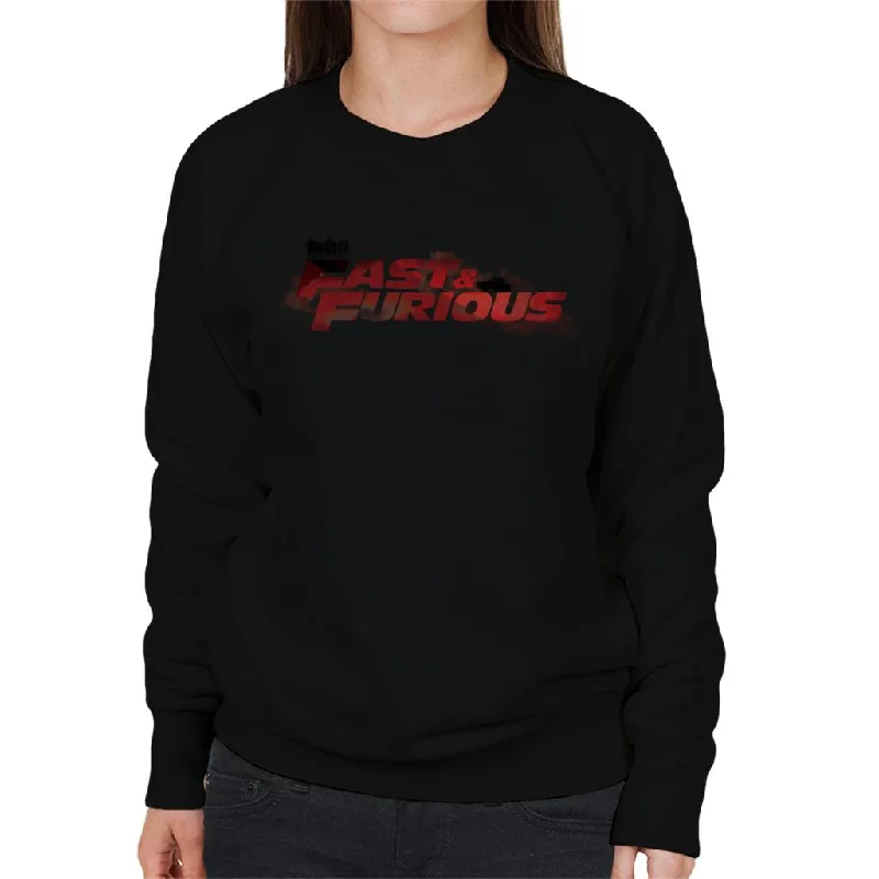 The Fast and The Furious Smoky Red Logo Women's Sweatshirt Hoodie with Lining Warm Insulated The Fast and The Furious Smoky Red Logo Women's Sweatshirt Hoodie with Lining Warm Insulated