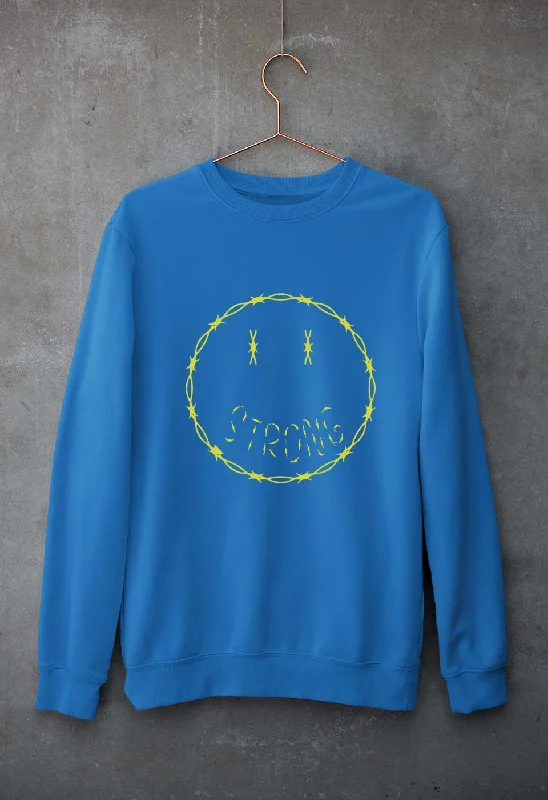Strong Emoji Unisex Sweatshirt for Men/Women Hoodie with Illustration Artistic Creative