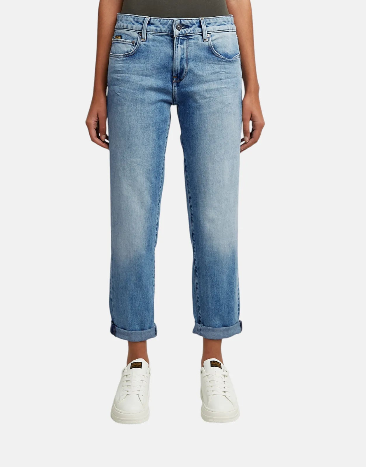 G-Star RAW Kate Boyfriend Lt Indigo Aged Jeans Chic Faded Blue Jeans