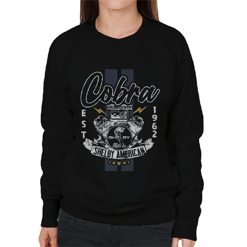 Shelby American Cobra Women's Sweatshirt Hoodie Dress Longline Feminine