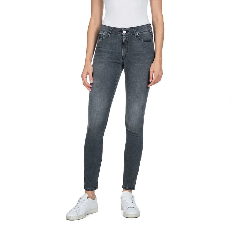 Replay Ladies Jean Black Stylish Plus Size Denim Jeans
