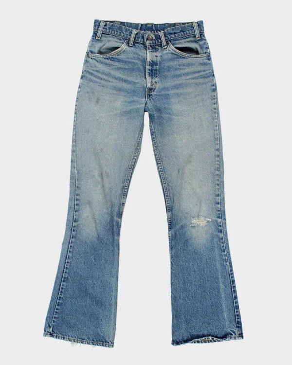 Rare Vintage 70s Levi's 584 Orange Tab Bootcut Jeans - W29 L31 Cozy Stretch High-Waist Jeans