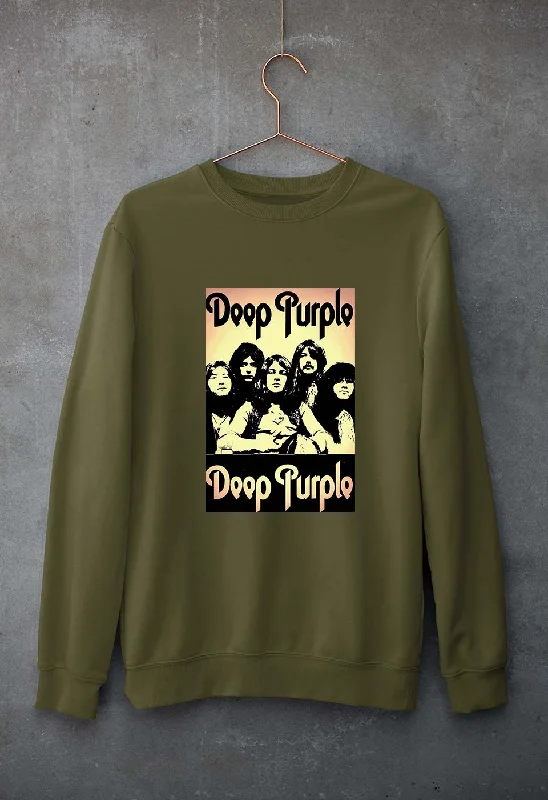 Deep Purple Unisex Sweatshirt for Men/Women Hoodie with Elastic Waist Stretchable Comfortable Deep Purple Unisex Sweatshirt for Men/Women Hoodie with Elastic Waist Stretchable Comfortable