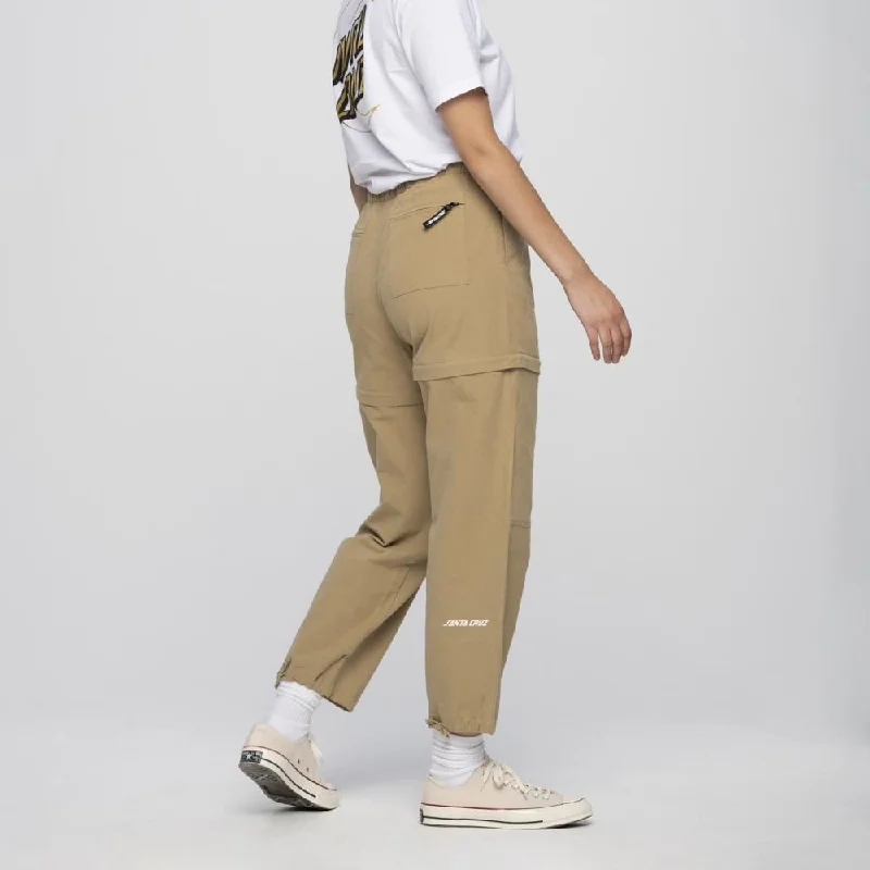 Santa Cruz Womens Pant Strip 2 in 1 Pant - Fawn Warm Wool Trousers