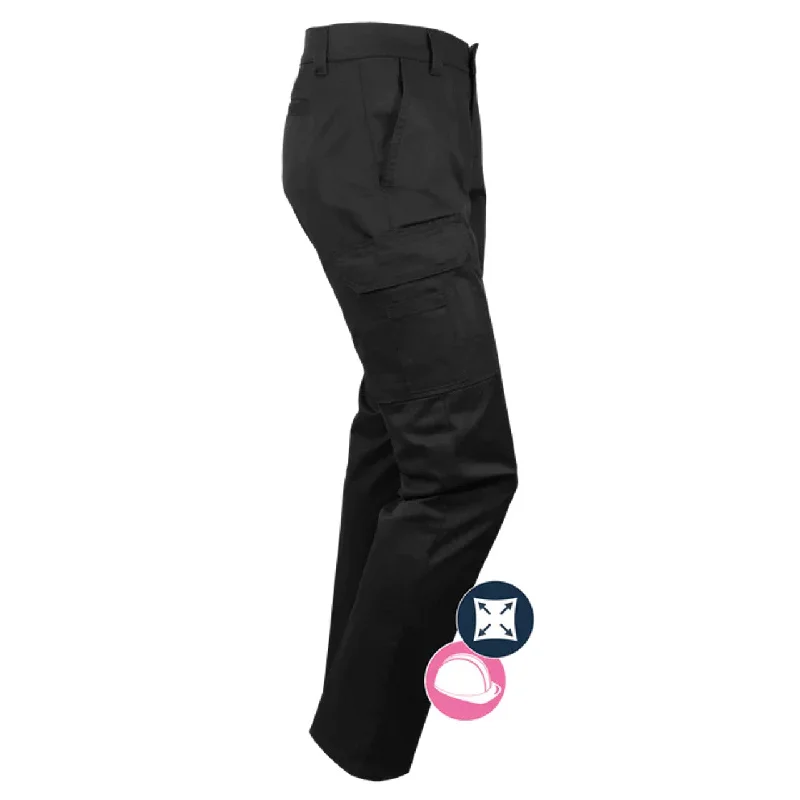 Ladies Stretch Cargo Work Pants by GATTS Workwear - Style 013EX Fashionable Work Pants Ladies Stretch Cargo Work Pants by GATTS Workwear - Style 013EX Fashionable Work Pants