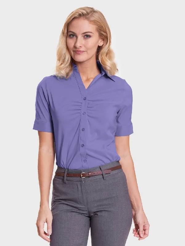 Ladies' Victoria Blouse - Lavender Side Tie Blouse