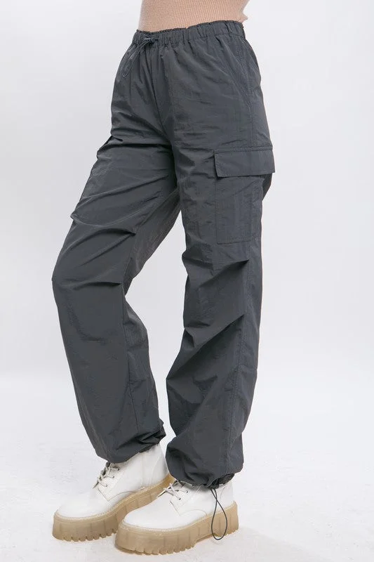 Loose Parachute Pant Cozy Full-Length Pants