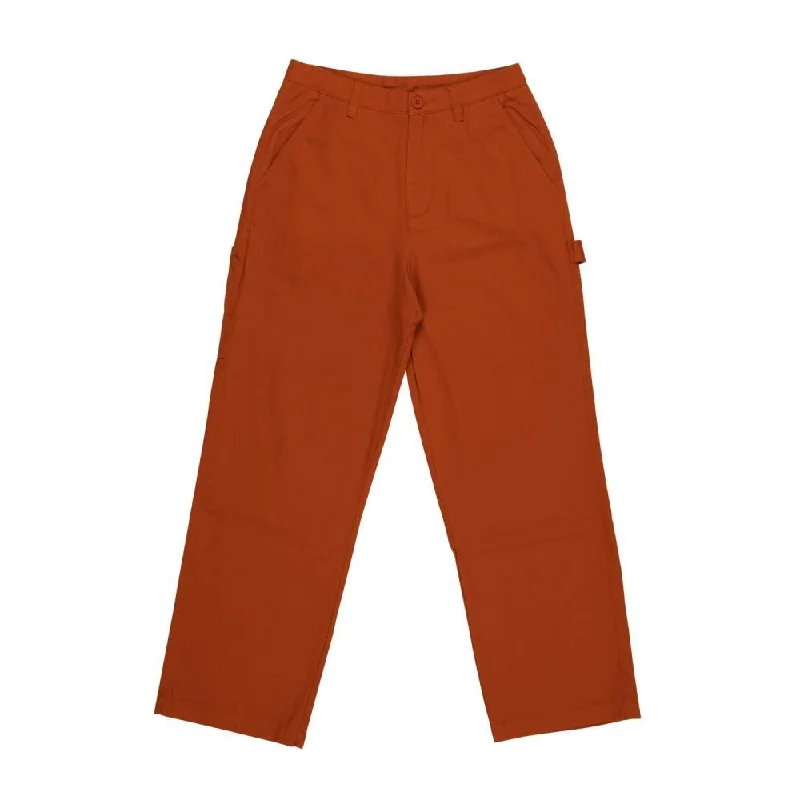 Santa Cruz Womens Pant Nolan Carpenter Pant - Rust Chic Capri Pants