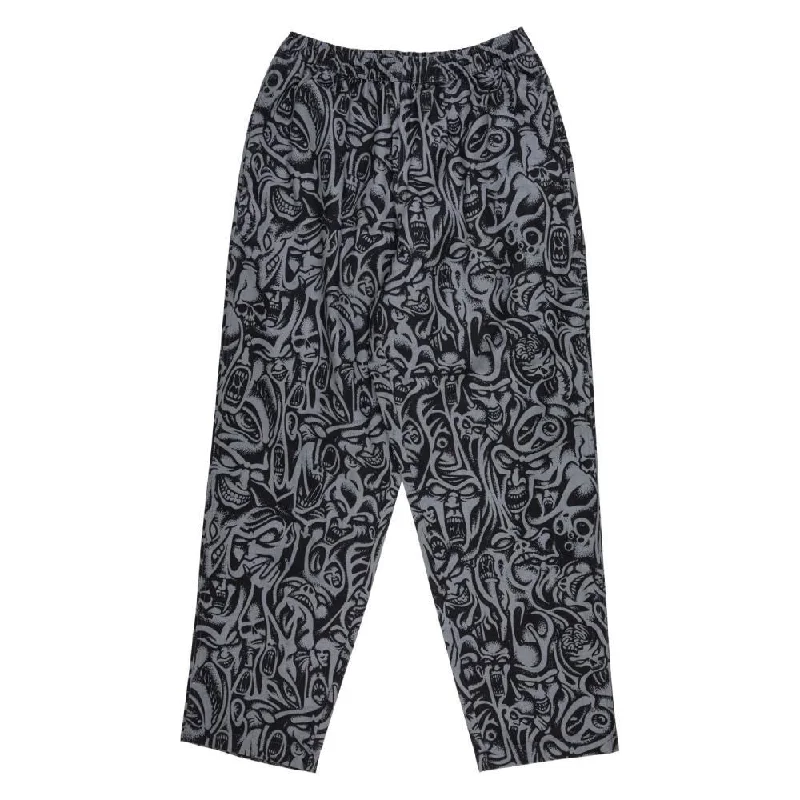 Santa Cruz Pant Tab Pant - Grey Knox Faces Comfortable Jogging Pants