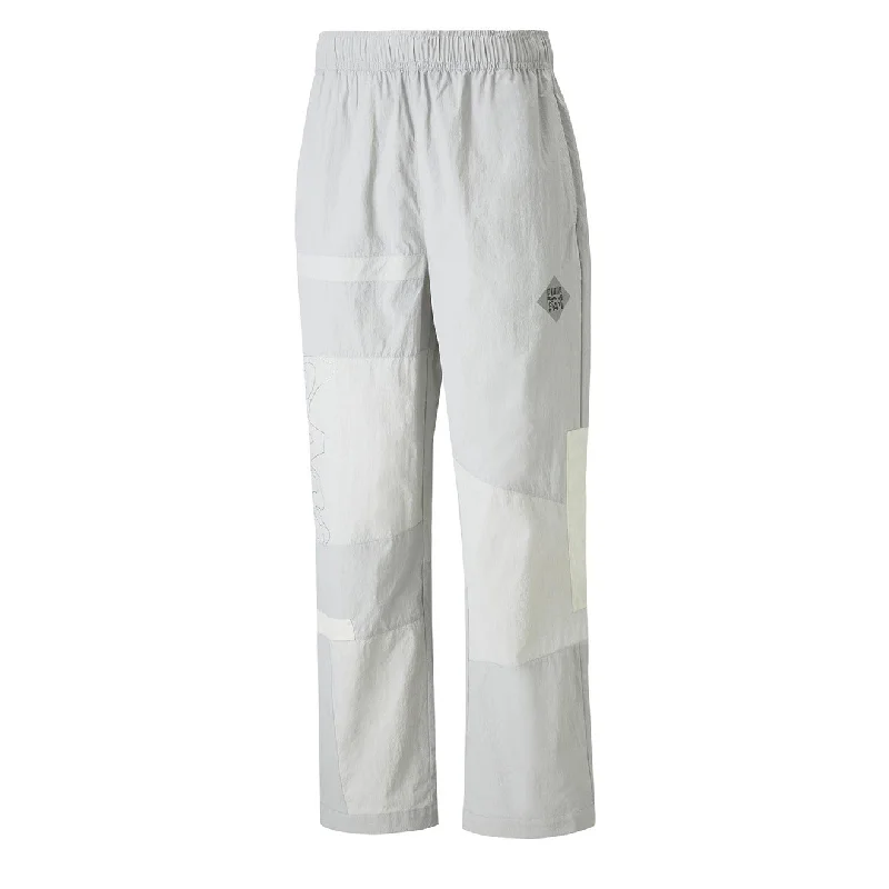 Puma x P.A.M Womens Woven Pants Flat Light Gray Trendy High-Waist Trousers