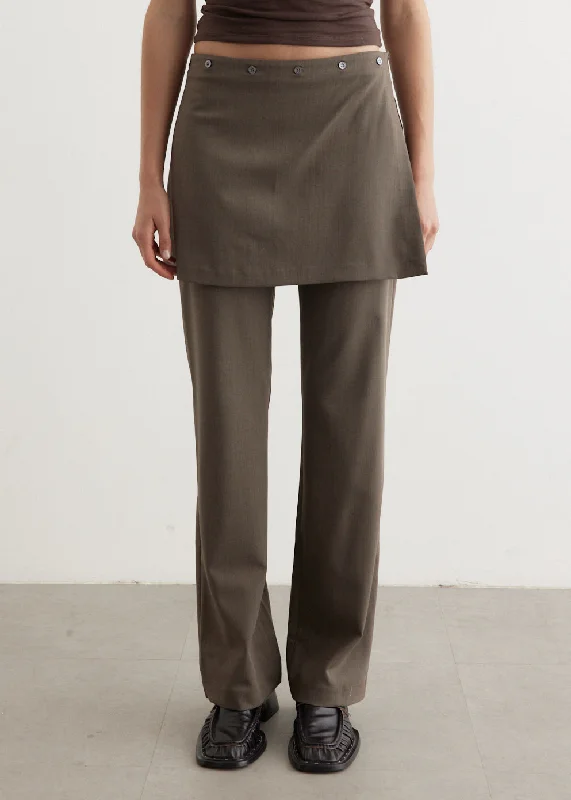 Lander Pants Trendy Wide-Leg Pants