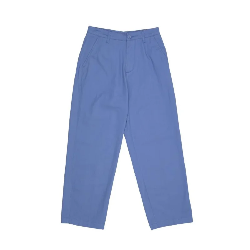 Santa Cruz Womens Pant Nolan Chino - Blue Comfortable Wide-Leg Pants