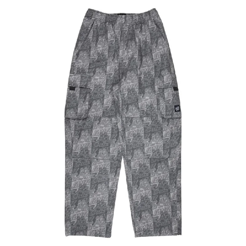 Santa Cruz Pant Trooper Cargo Pant - Grey Handled Repeat Slim Fit Casual Pants