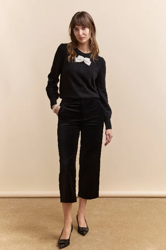 Velvet Urban Fit Crop Straight Pant Elegant Dress Pants