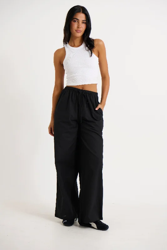 Ren Pant Black Classic Cropped Pants