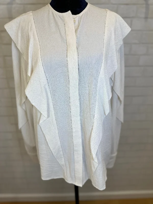 ISABEL MARANT Etoile HILDIA Blouse NWT LS / M Embroidered Floral Blouse