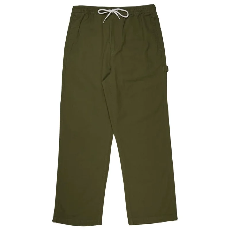 Santa Cruz Womens Pant Coombe Pant - Green Elegant Palazzo Trousers