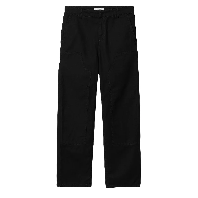 Carhartt WIP Womens Pierce Double Knee Pant Black High-Waist Jeans