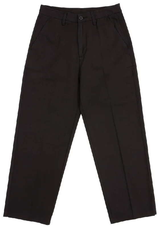 Santa Cruz Womens Pant Nolan Chino - Black Trendy Tapered Pants