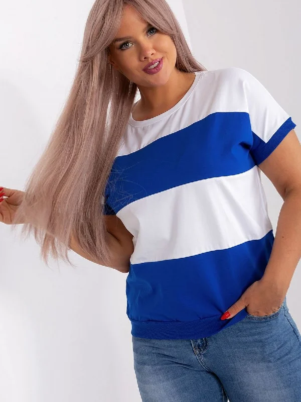 Plus size blouse Relevance Sheer Mesh Blouse