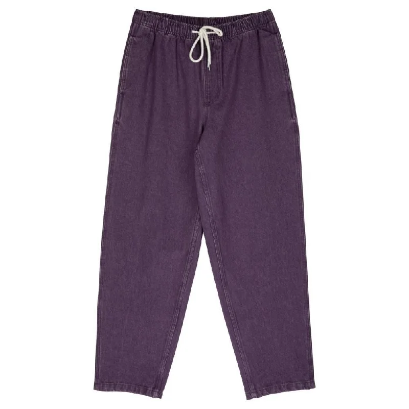 Santa Cruz Womens Pant Opus Dot Balloon - Purple Denim Comfortable Jogging Pants