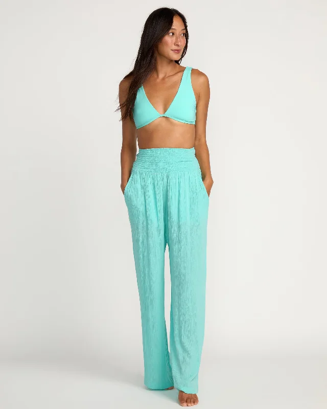 Womens Castaway Pant - Barrier Reef Classic Pleated Pants