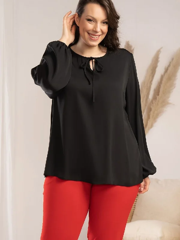 Plus size blouse Karko Subtle Shimmer Blouse