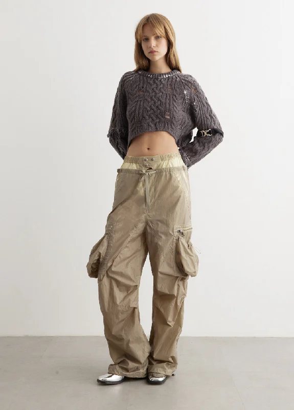 Ballon Pocket Parachute Pants Casual Sweatpants Style