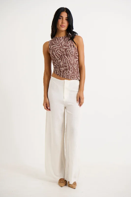Rosalia Pant White - FINAL SALE Stylish Harem Pants