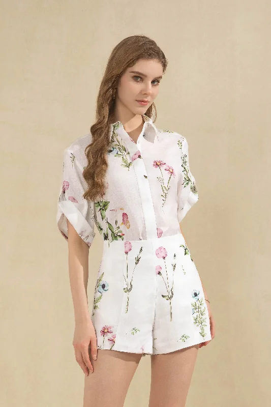 GDS MISSIKA PRINTED BLOUSE Versatile Layering Blouse