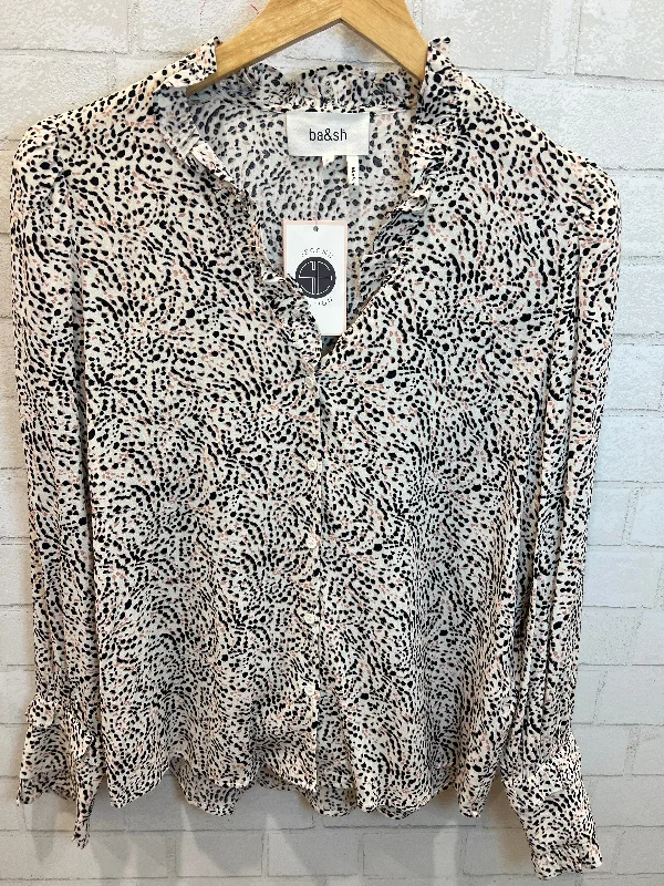 BA&SH ls blouse NWT/ S Satin Long Blouse
